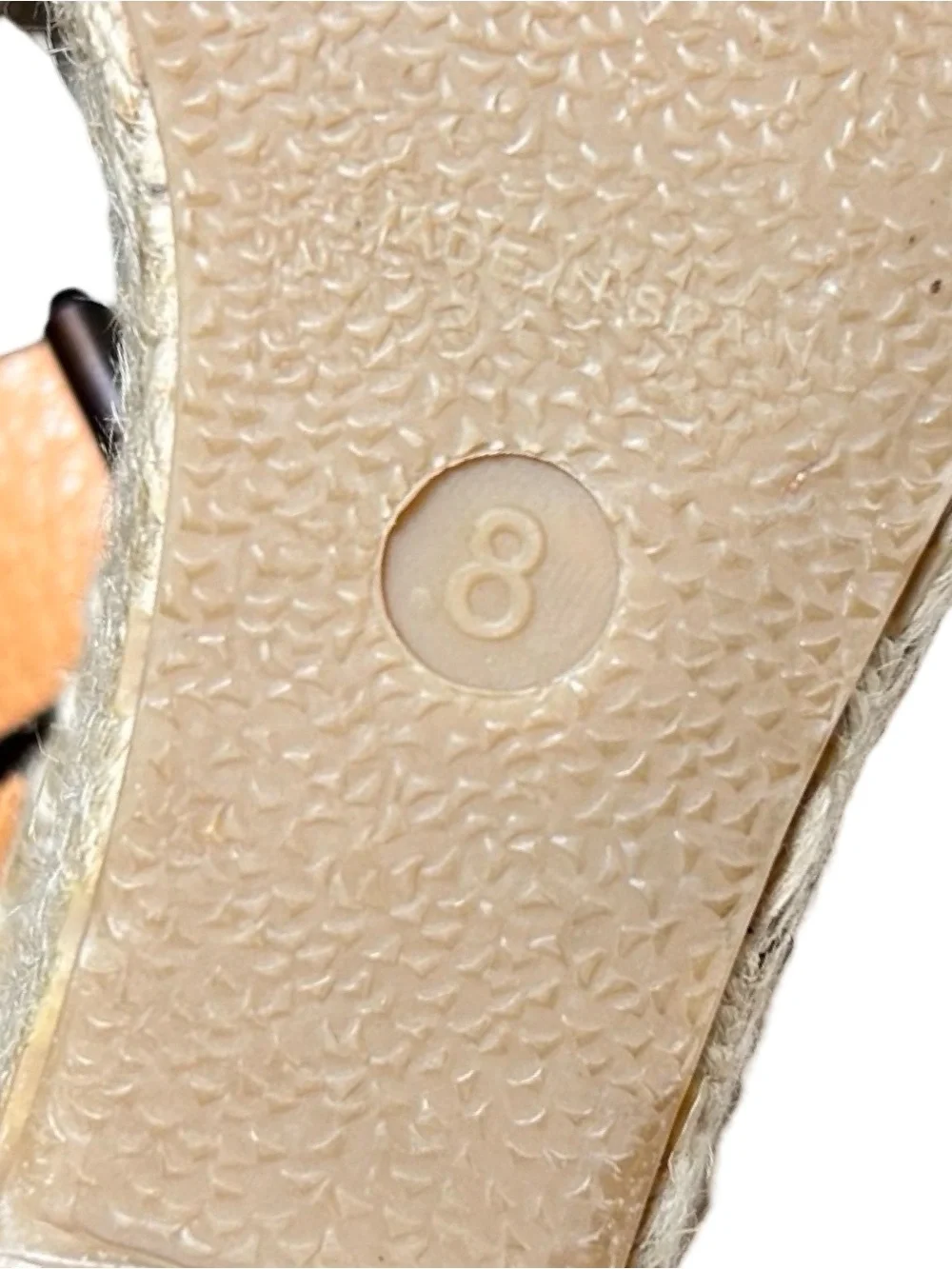 J.Crew Leather Strap Wedge Espadrille Sandals. Size 8